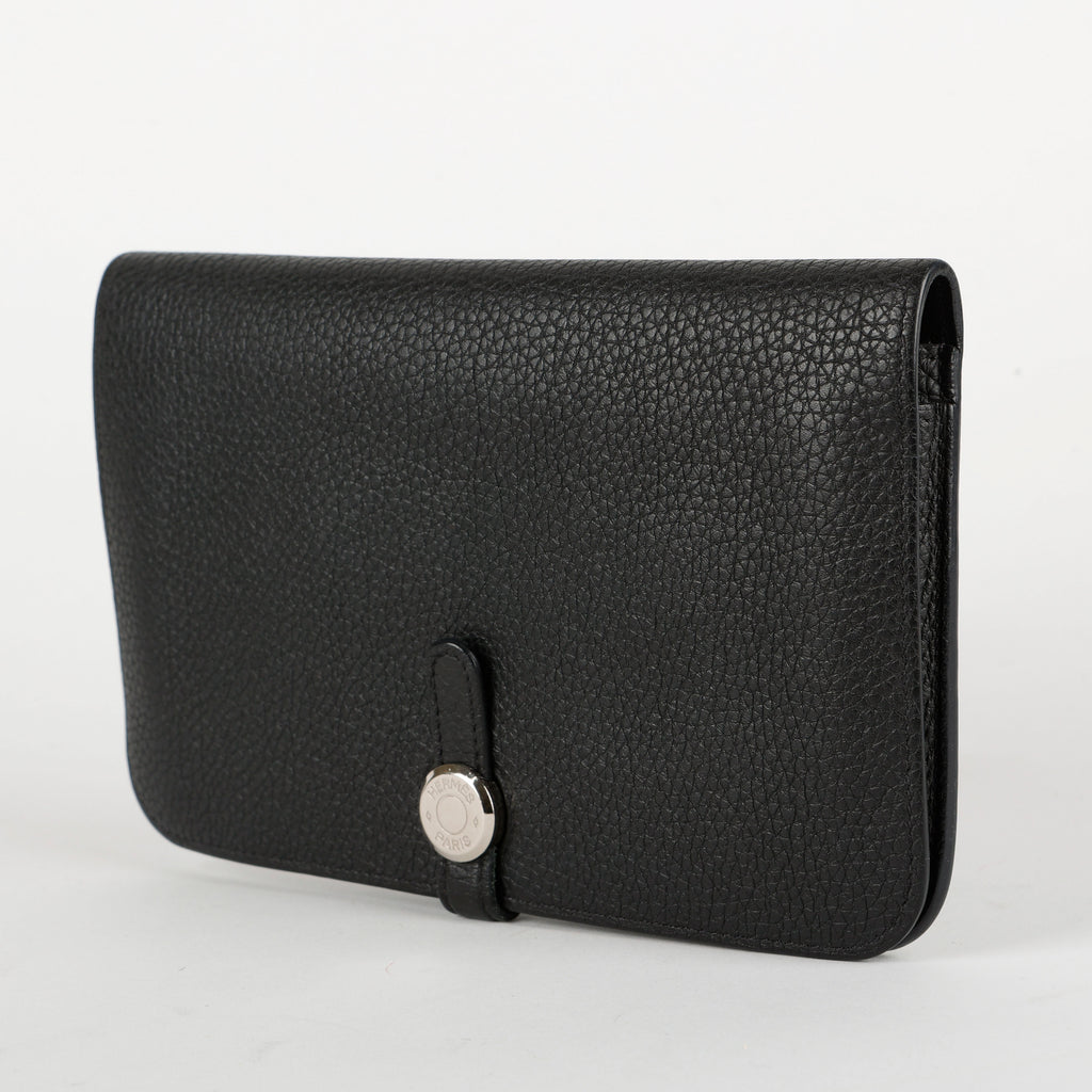 Dogon Duo Wallet, Noir Clemence