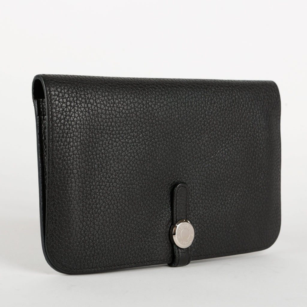 Dogon Duo Wallet, Noir Clemence
