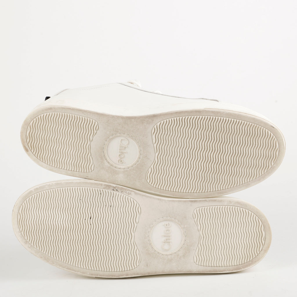 Lauren Scalloped Sneakers, Size 39