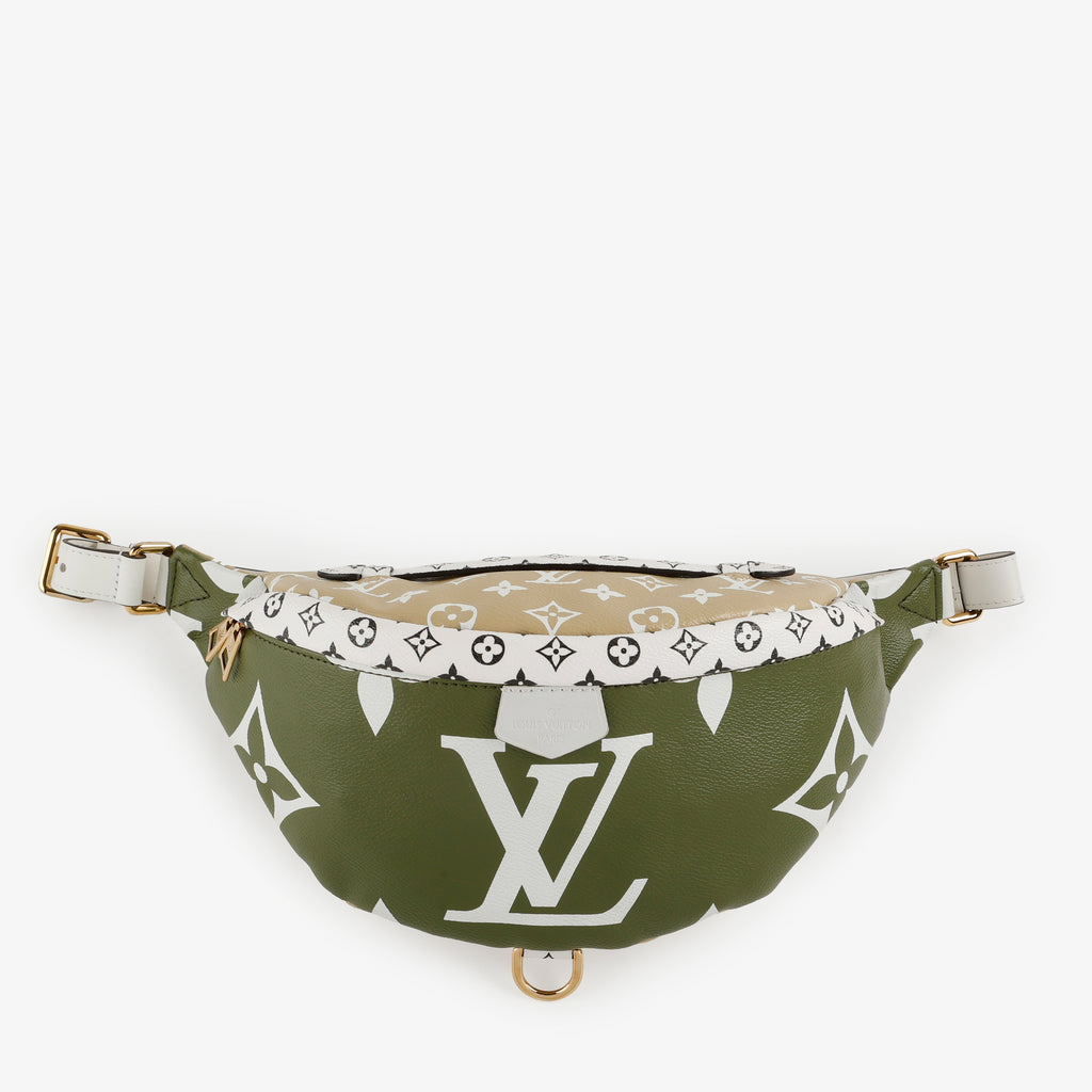 Bum Bag, Khaki Giant Monogram