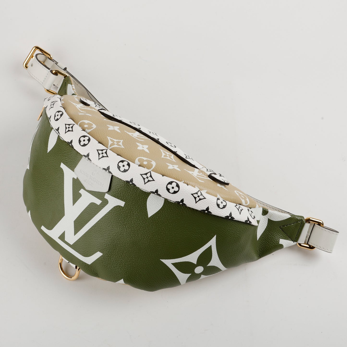 Bum Bag, Khaki Giant Monogram