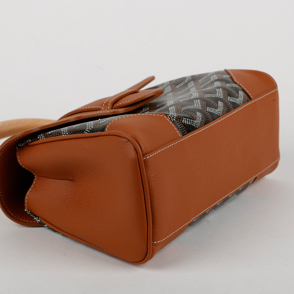 Mini Saigon Top Handle Brown