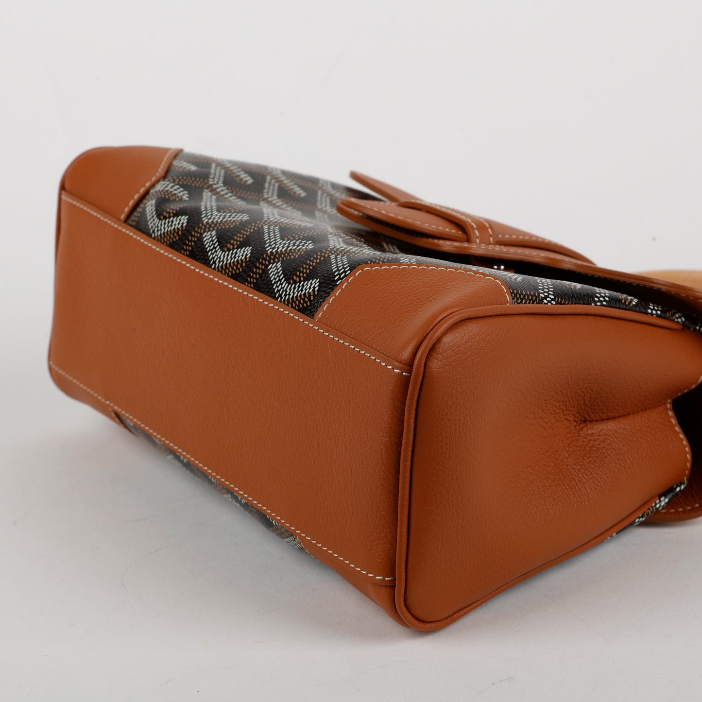 Mini Saigon Top Handle Brown