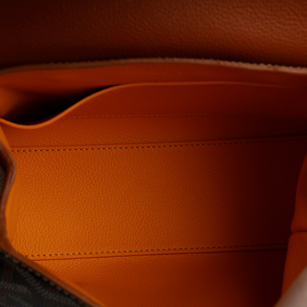 Mini Saigon Top Handle Brown