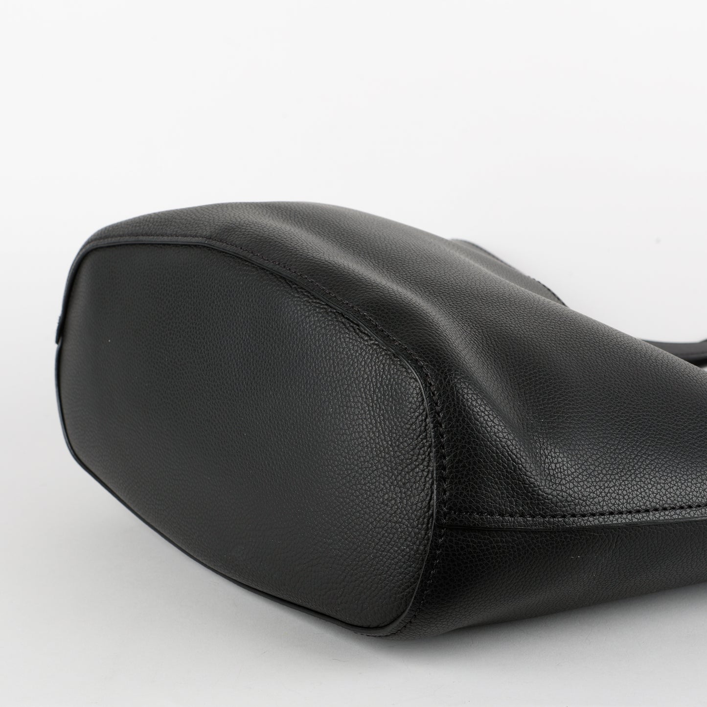 Medium Aby Lock & Key Tote, Black Calfskin