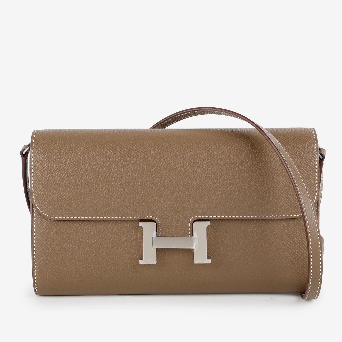 Constance To Go, Etoupe Epsom Palladium Hardware