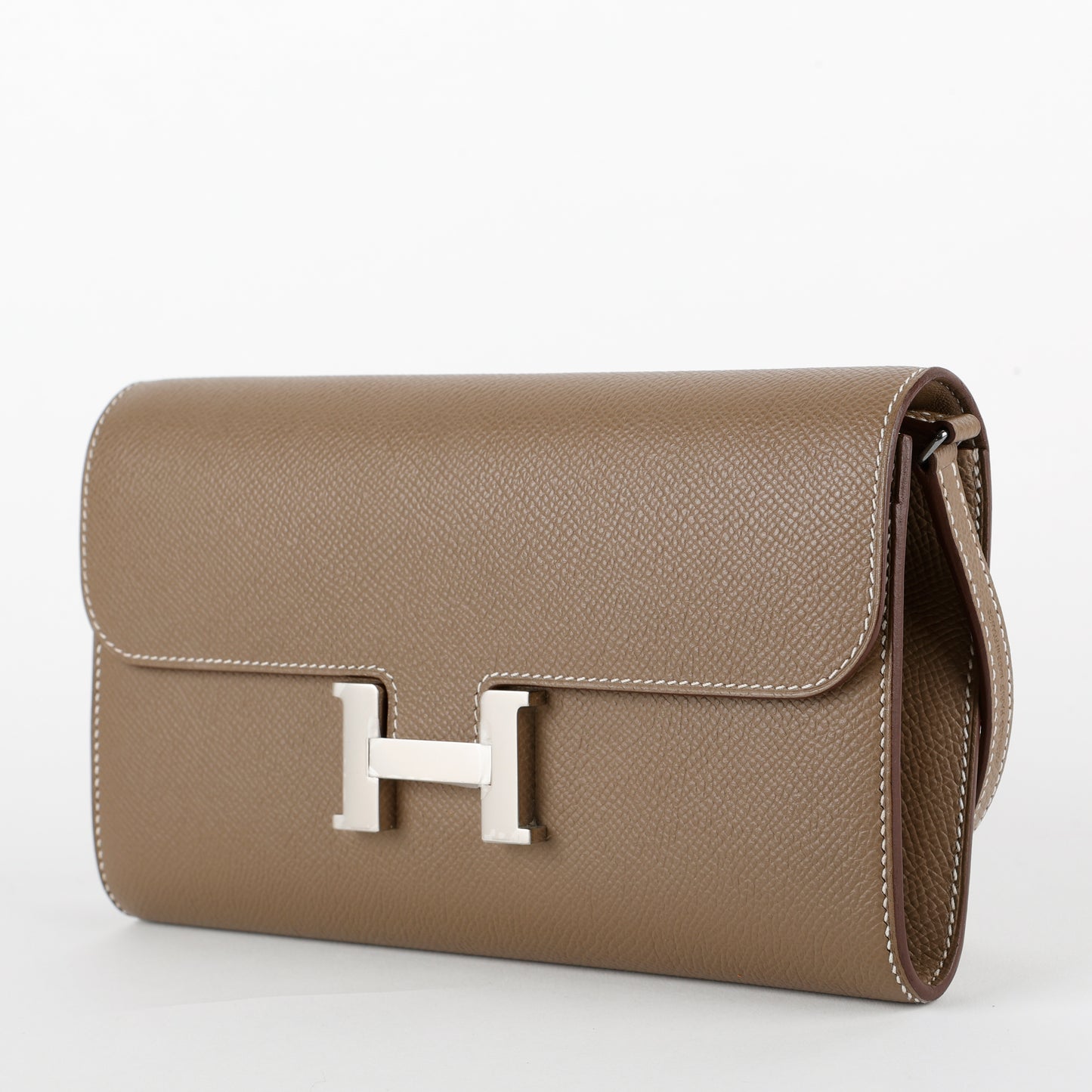 Constance To Go, Etoupe Epsom Palladium Hardware