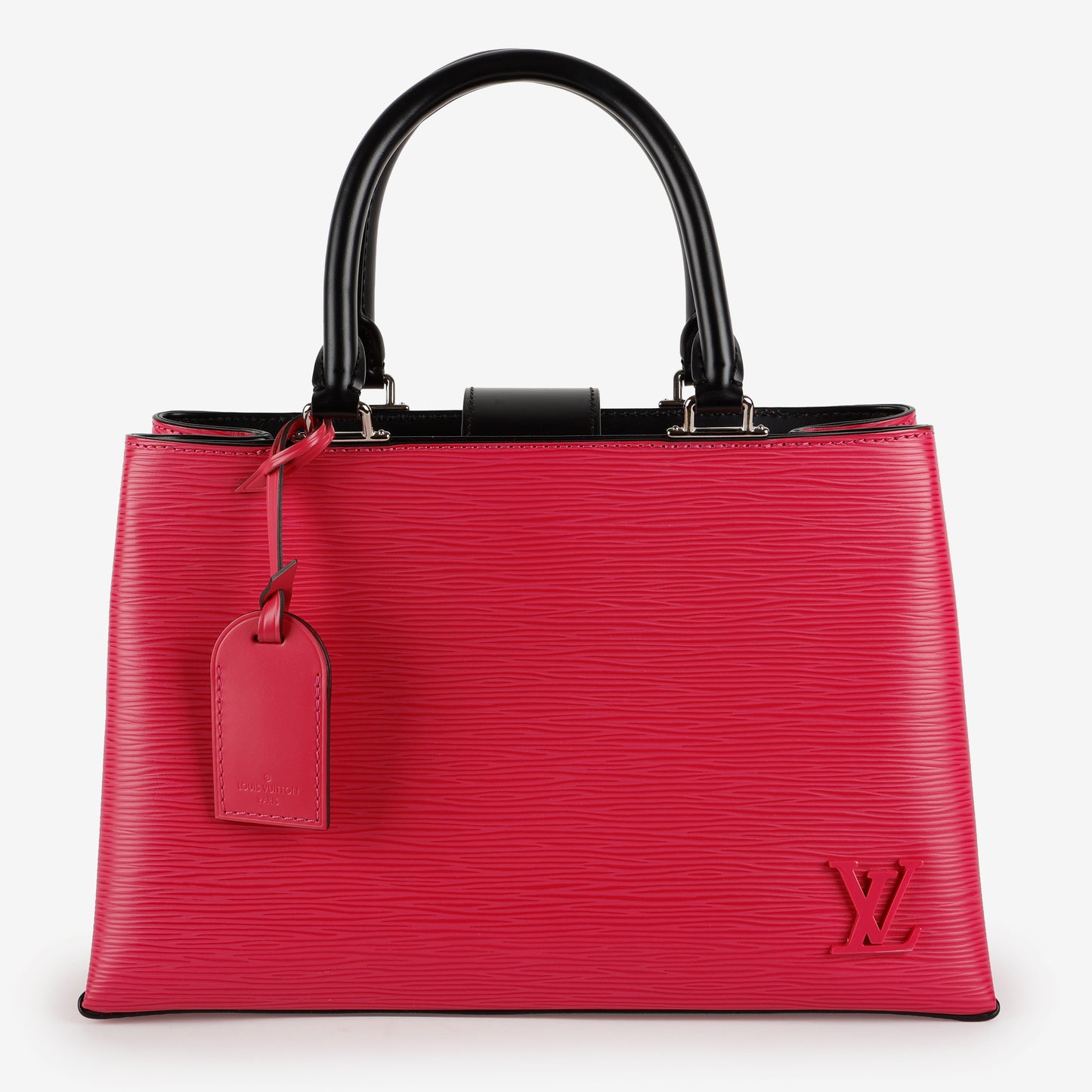 Kleber PM, Hot Pink and Black Epi Leather