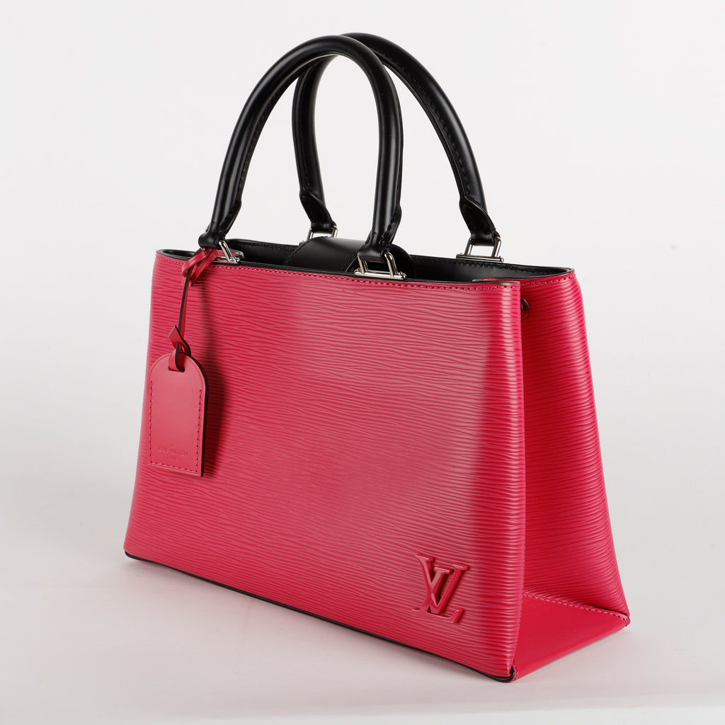 Kleber PM, Hot Pink and Black Epi Leather
