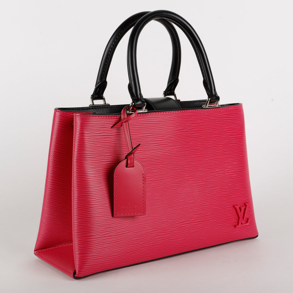 Kleber PM, Hot Pink and Black Epi Leather