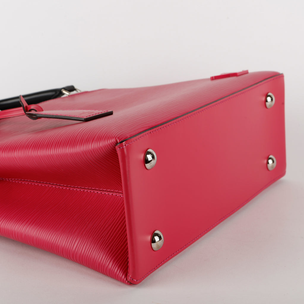 Kleber PM, Hot Pink and Black Epi Leather