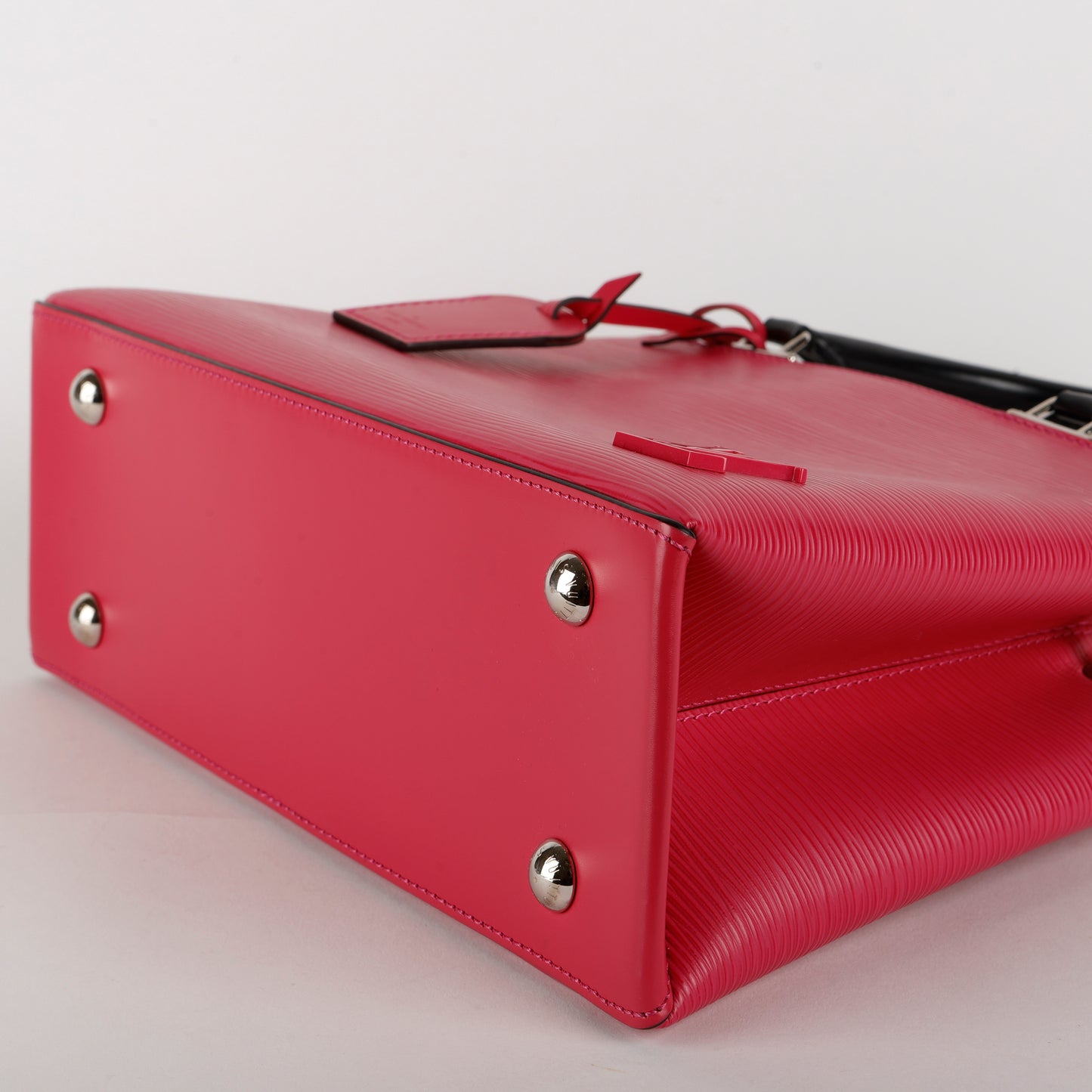 Kleber PM, Hot Pink and Black Epi Leather