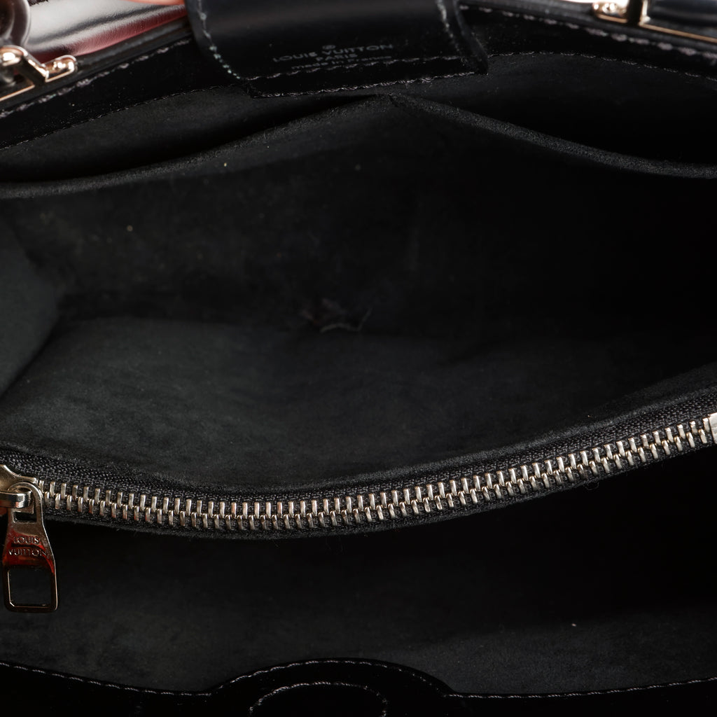 Kleber PM, Hot Pink and Black Epi Leather