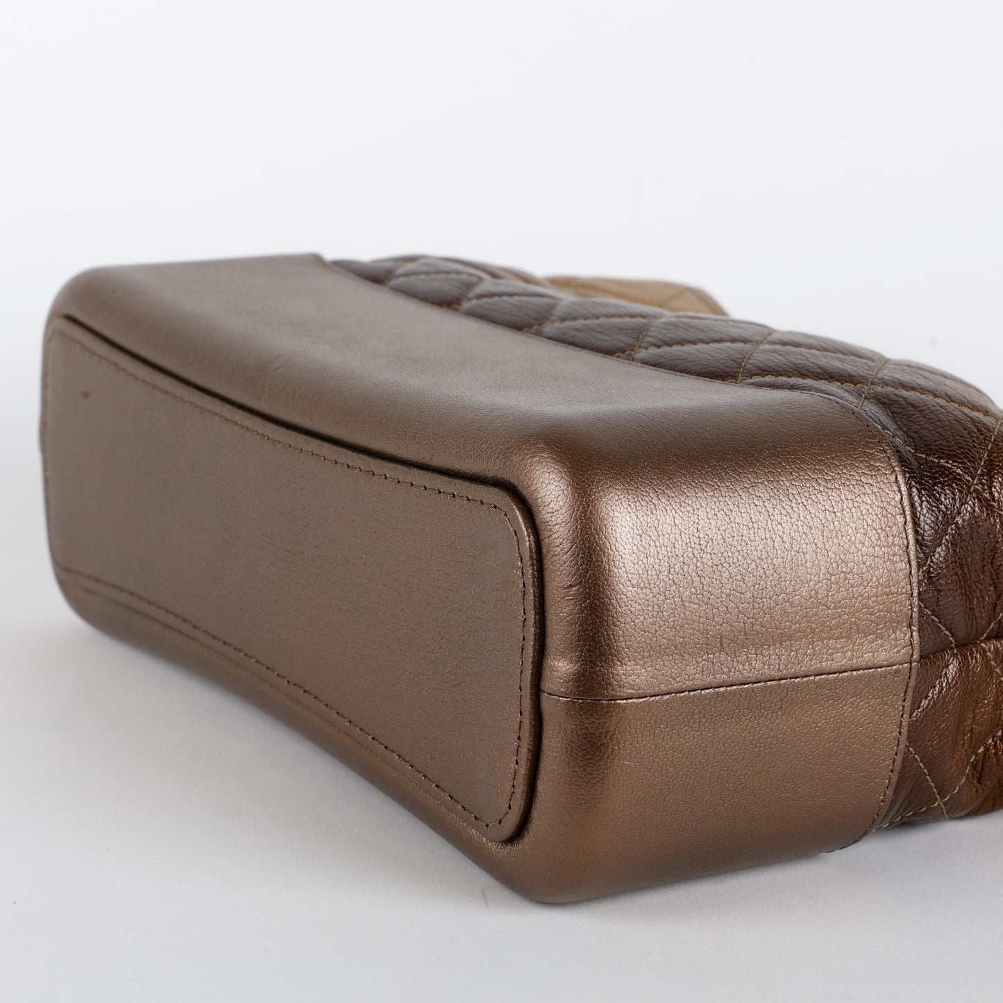 Medium Gabrielle Hobo, Gold and Brown Ombre Calfskin