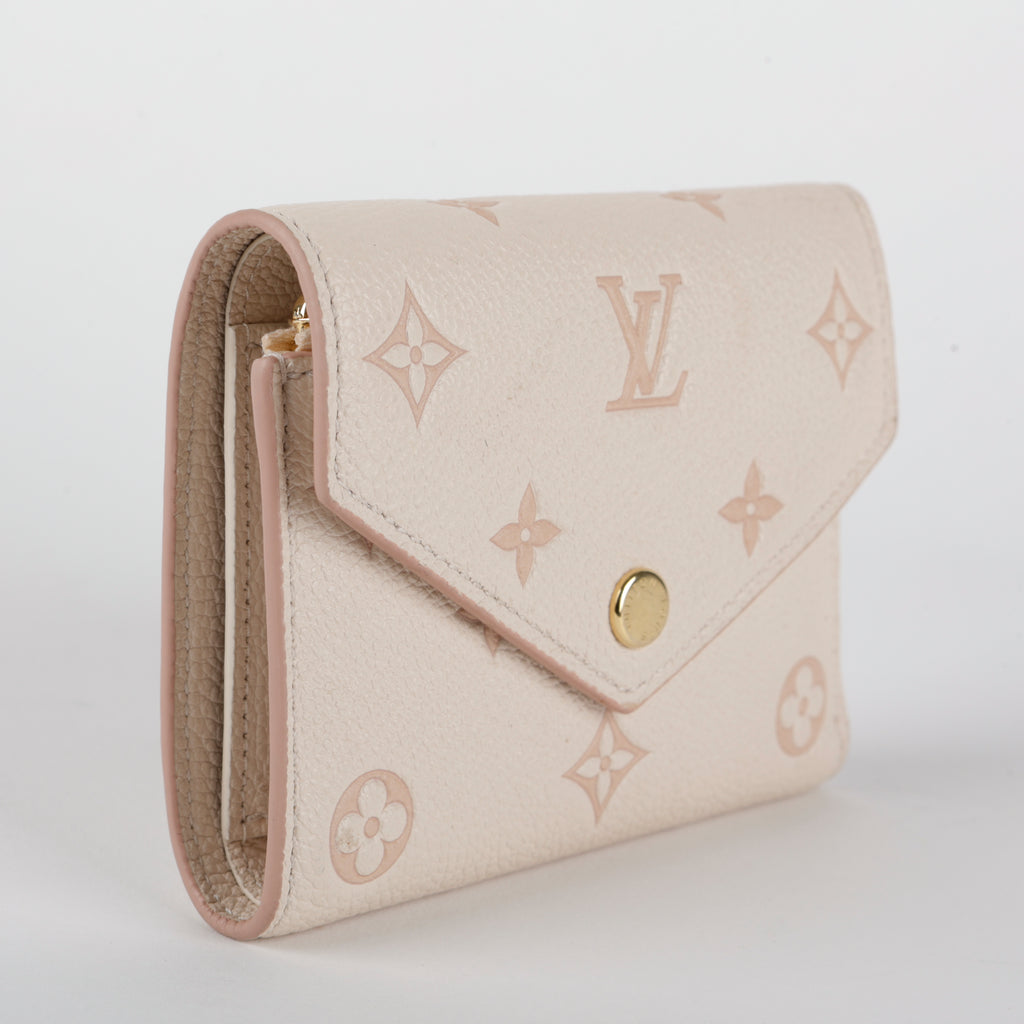 Empreinte Victorine Wallet, Milky White Pink