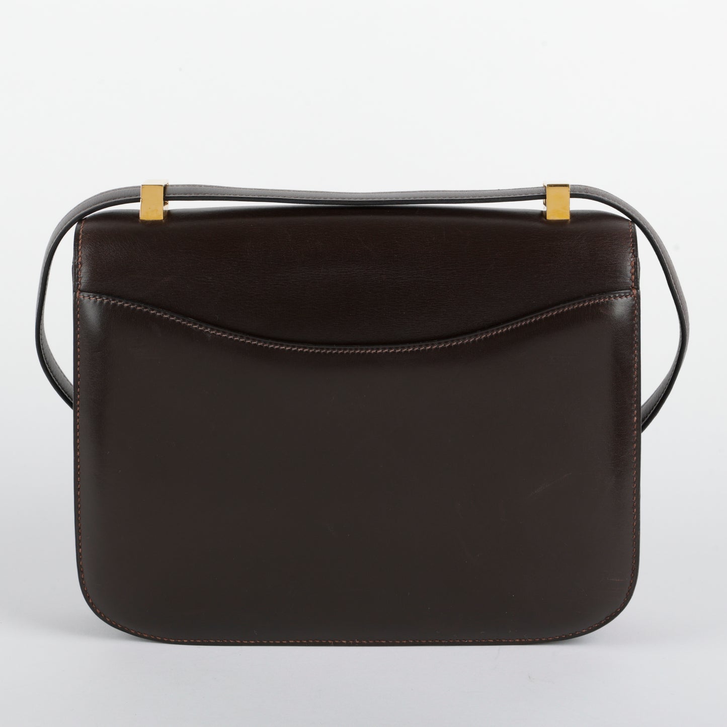 Constance 23 Brown Box Gold Hardware (Circle F)