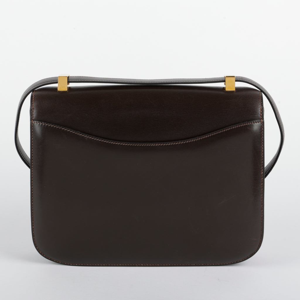 Constance 23 Brown Box Gold Hardware (Circle F)