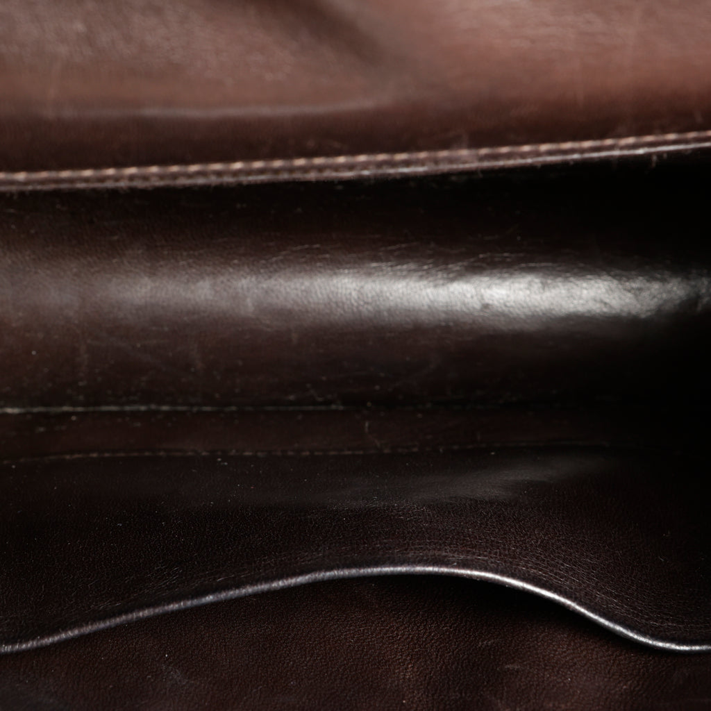 Constance 23 Brown Box Gold Hardware (Circle F)