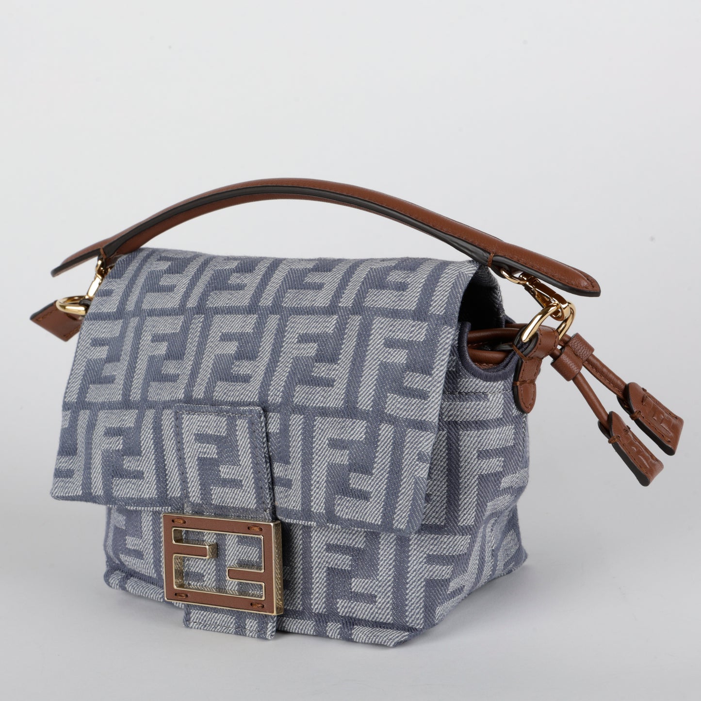 Small Mama Baguette Blue Denim