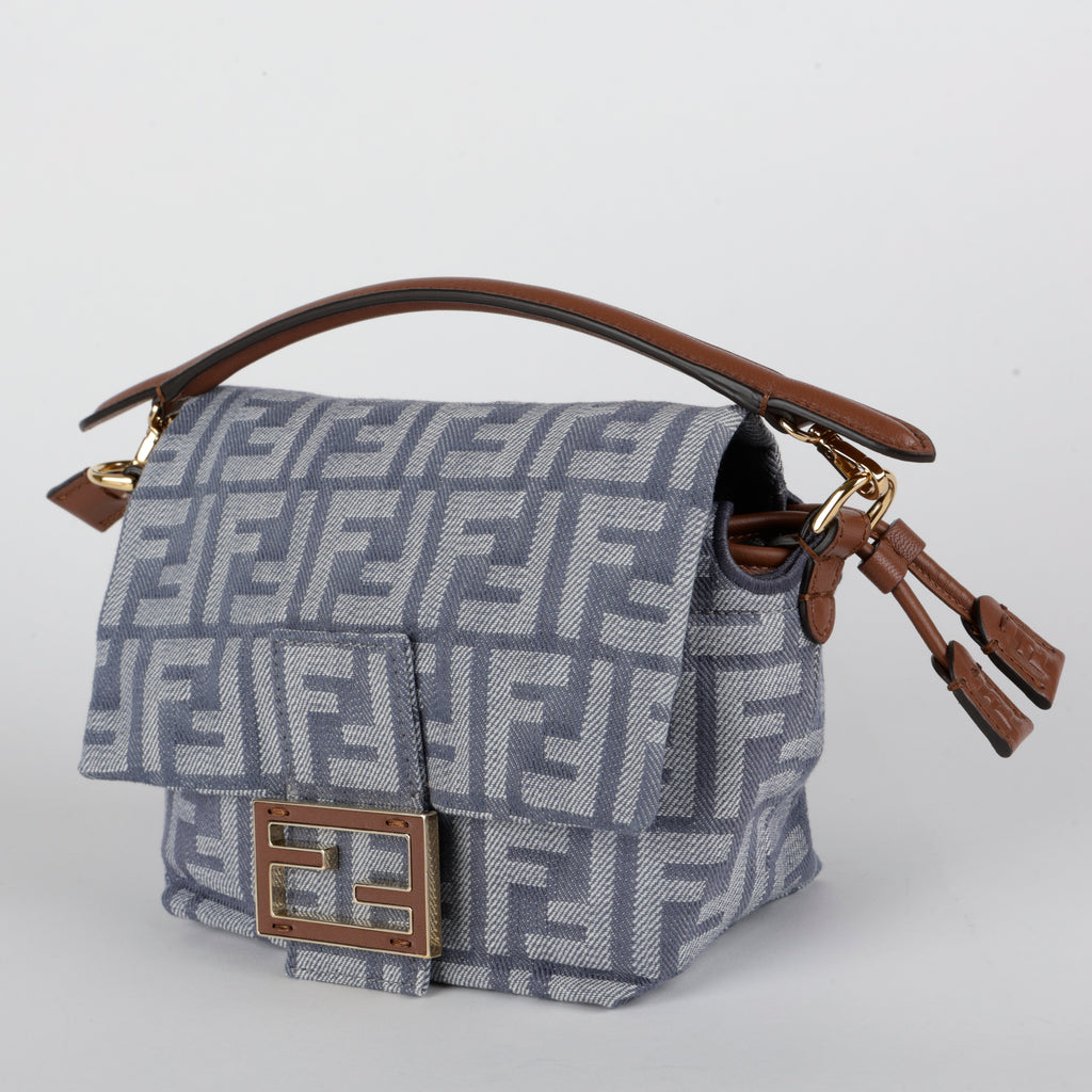 Small Mama Baguette Blue Denim