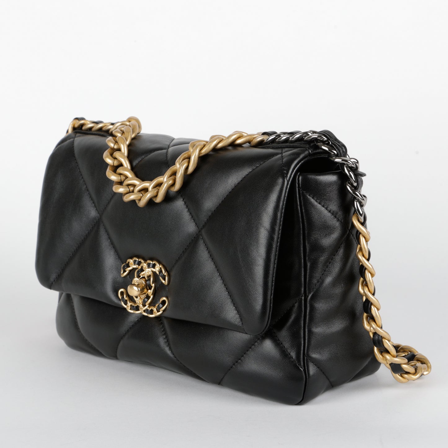 Small 19, Black Lambskin