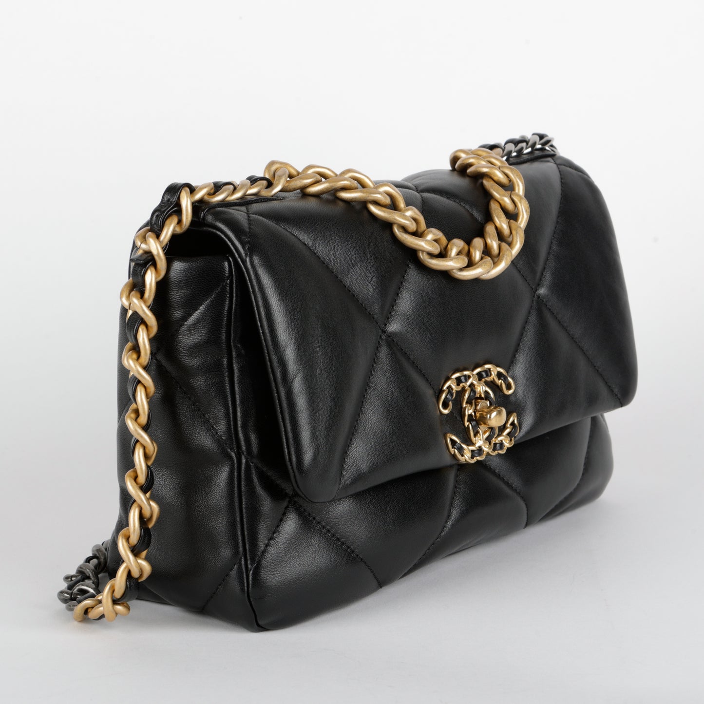 Small 19, Black Lambskin