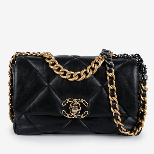 Small 19, Black Lambskin