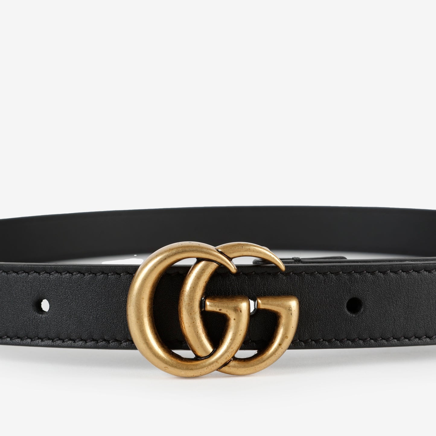 GG Marmont Thin Belt, Black