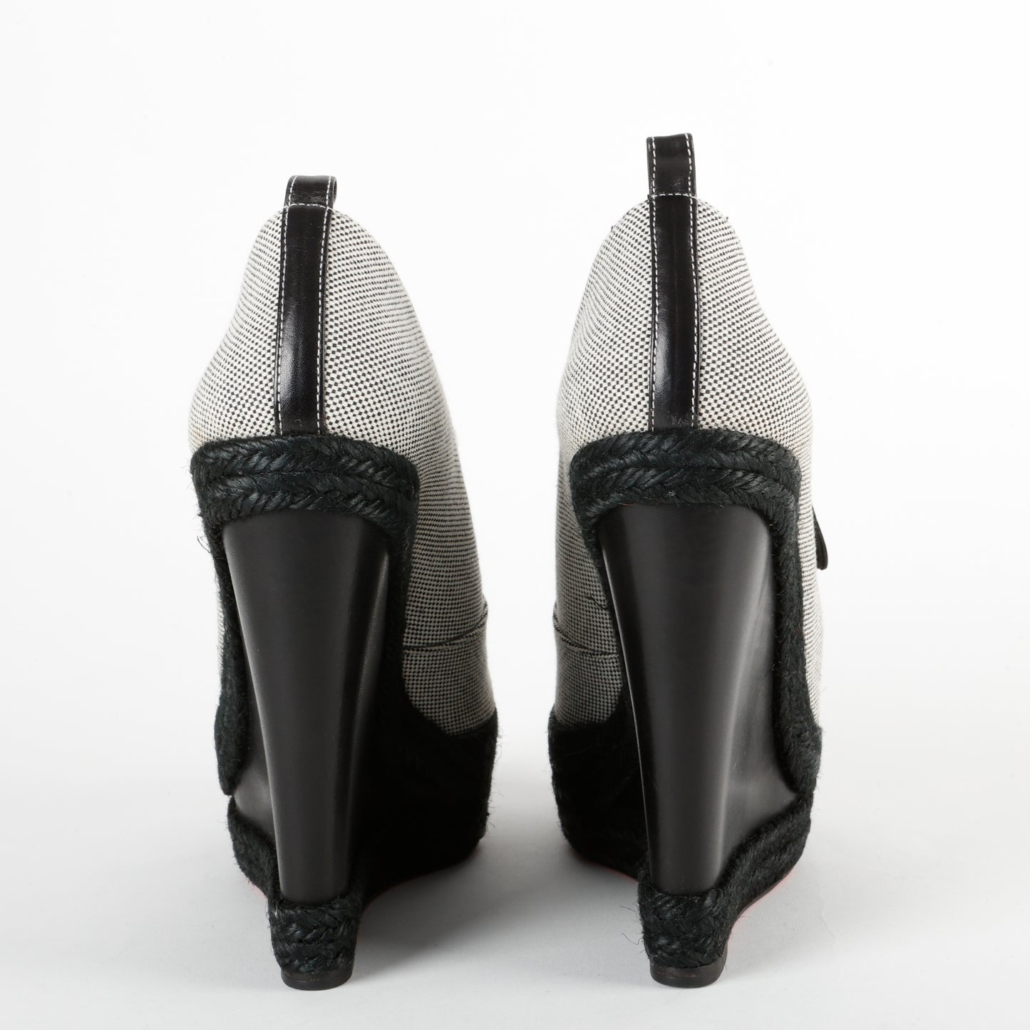 Espadrilles Wedges, Black (40)