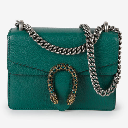 Mini Dionysus, Green Calfskin