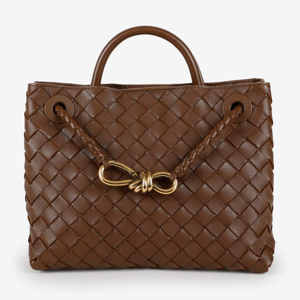 Small Andiamo Shoulder Bag, Sapele Nappa