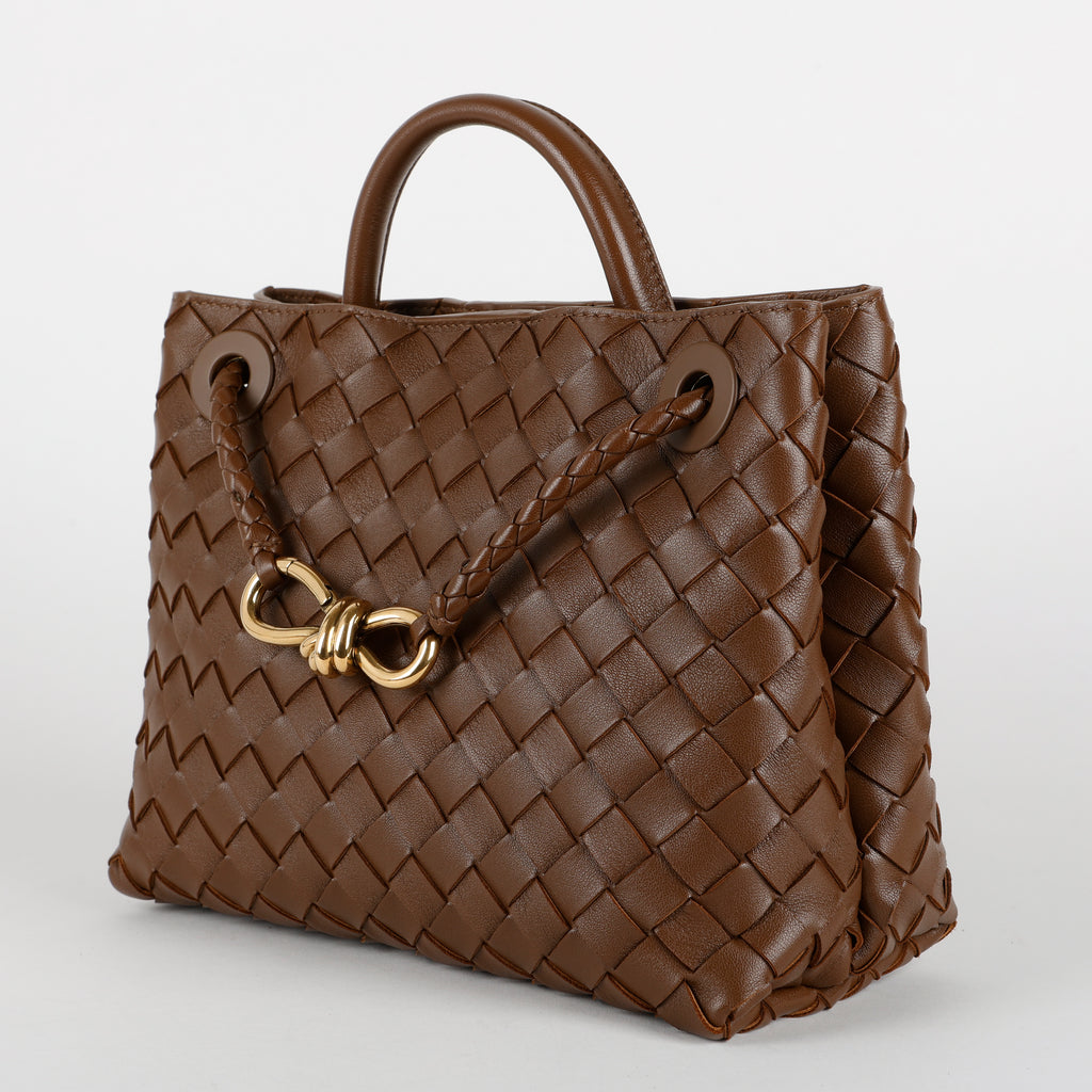 Small Andiamo Shoulder Bag, Sapele Nappa