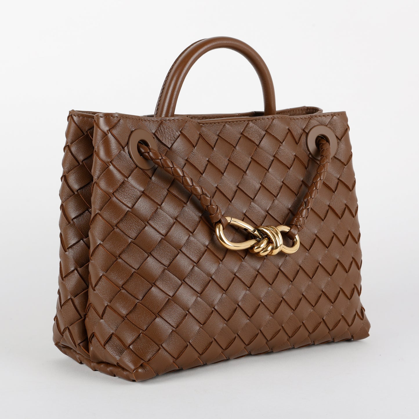 Small Andiamo Shoulder Bag, Sapele Nappa