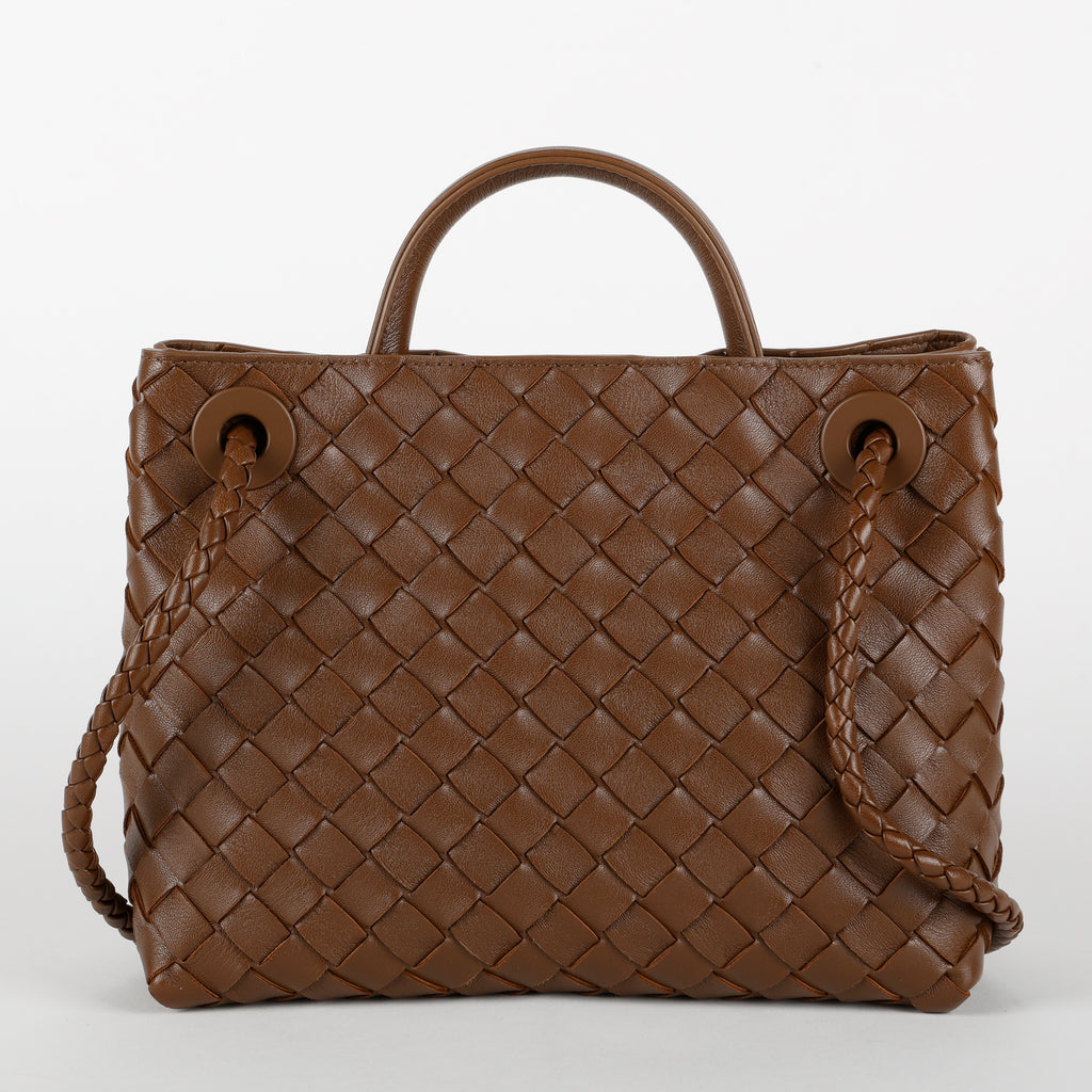 Small Andiamo Shoulder Bag, Sapele Nappa