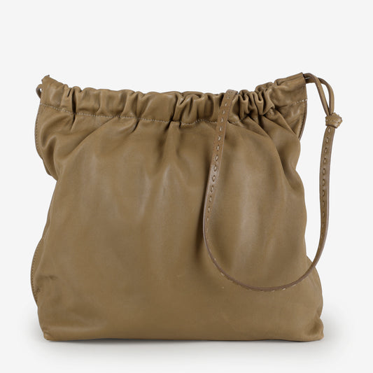 Bourse Bag, Taupe Lambskin