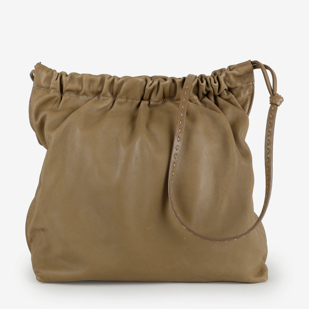 Bourse Bag, Taupe Lambskin