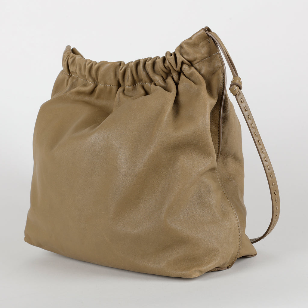 Bourse Bag, Taupe Lambskin