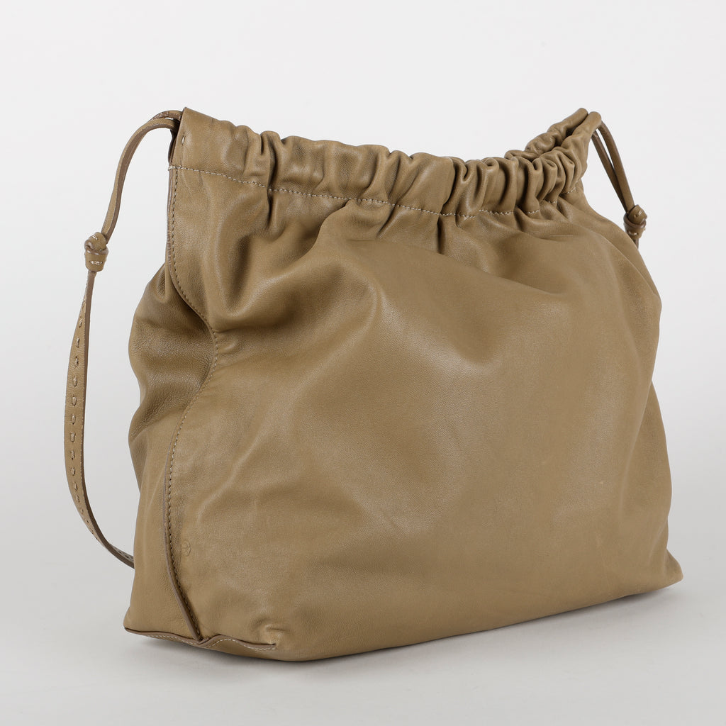 Bourse Bag, Taupe Lambskin