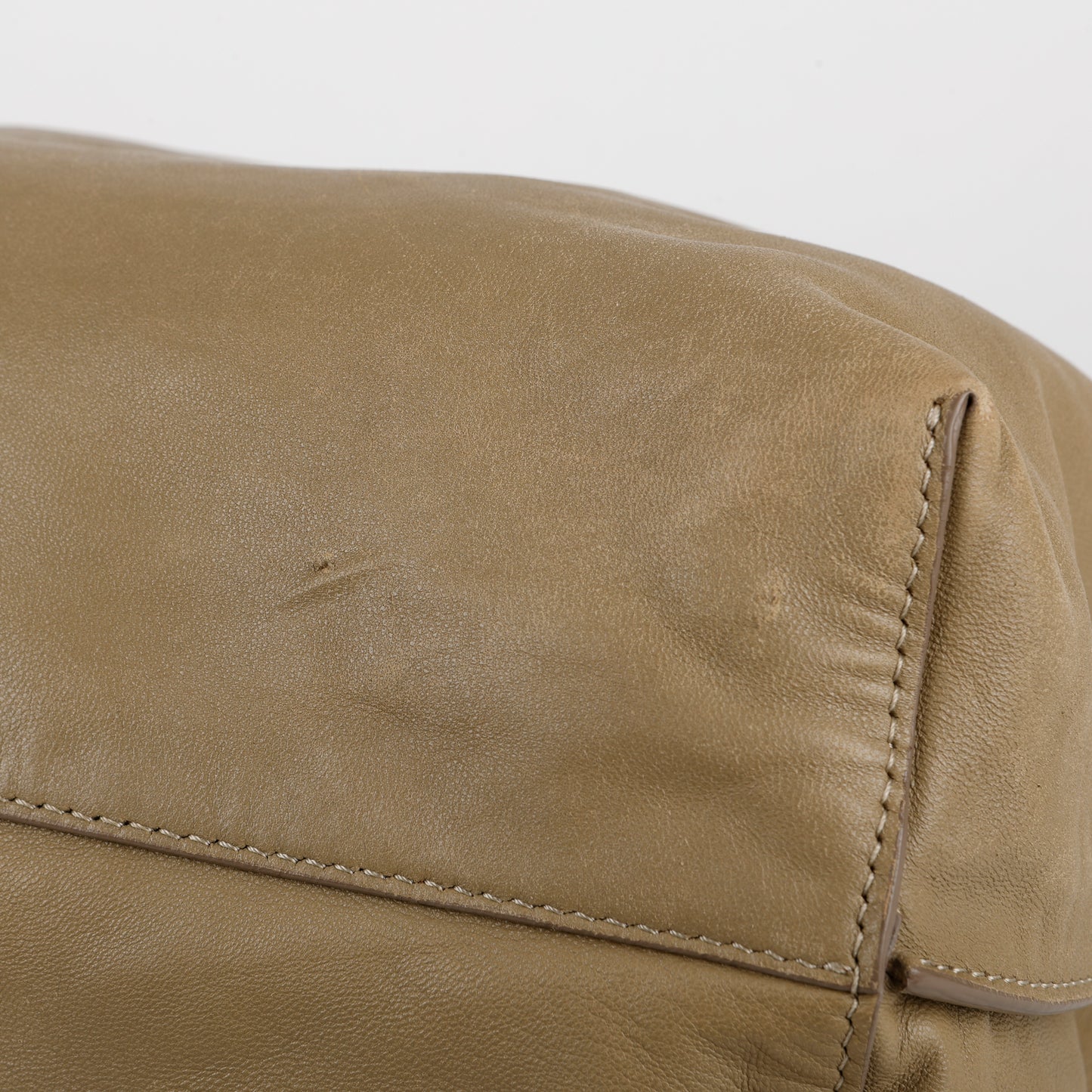 Bourse Bag, Taupe Lambskin