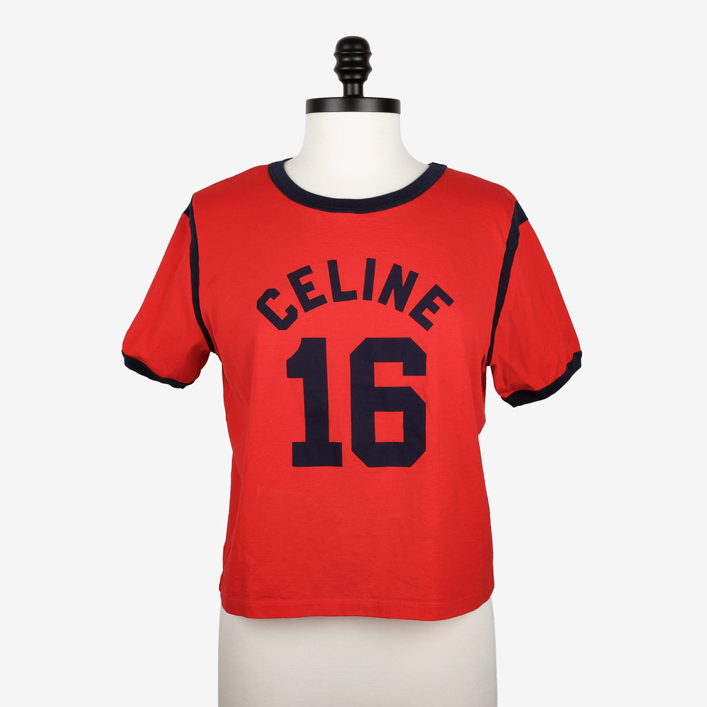 Red Navy Logo Tee (size XL)