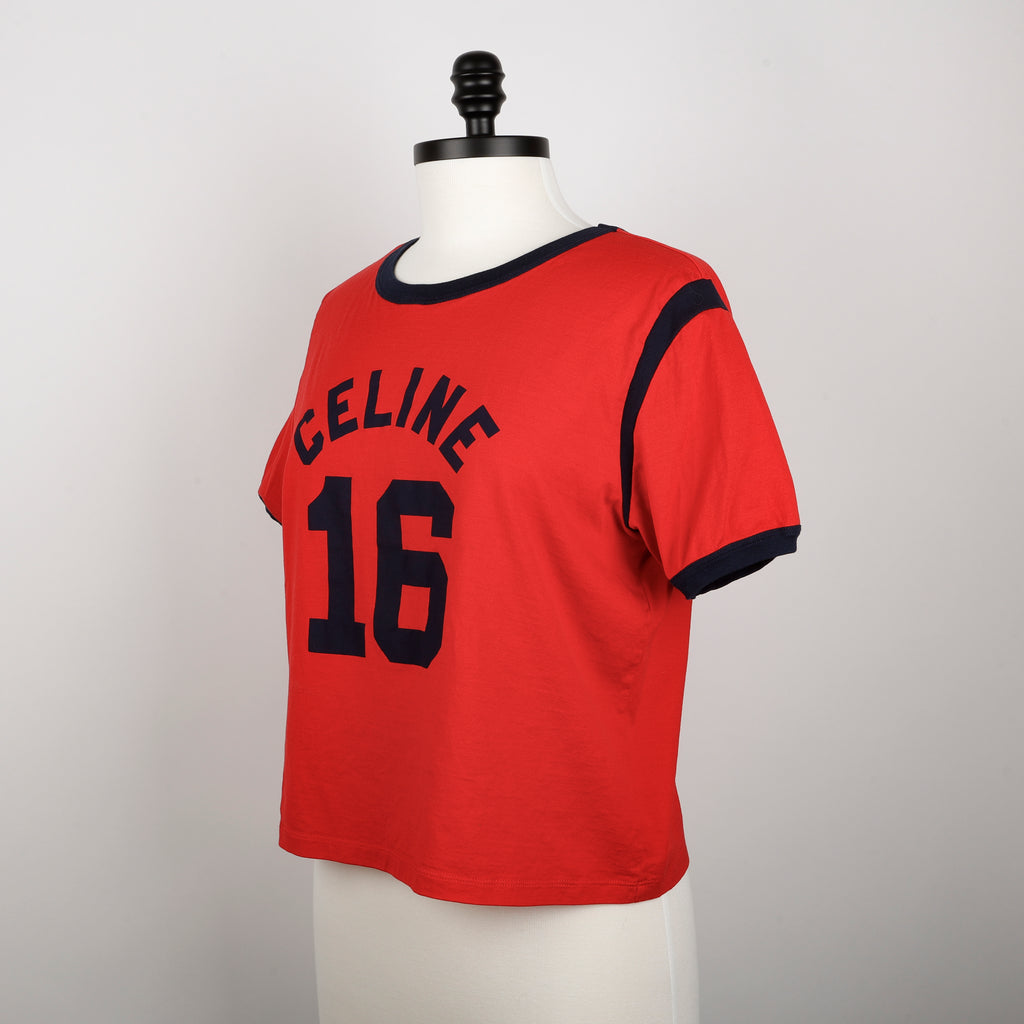 Red Navy Logo Tee (size XL)