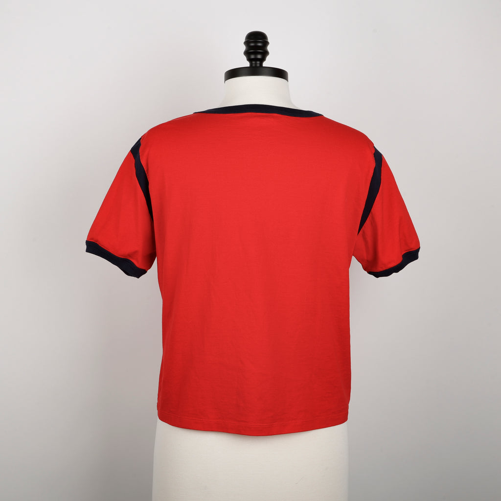 Red Navy Logo Tee (size XL)