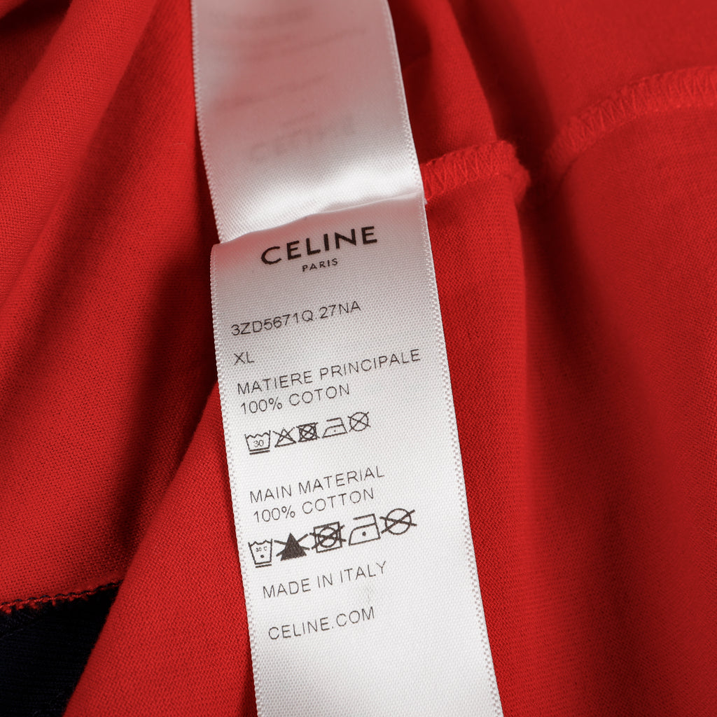 Red Navy Logo Tee (size XL)