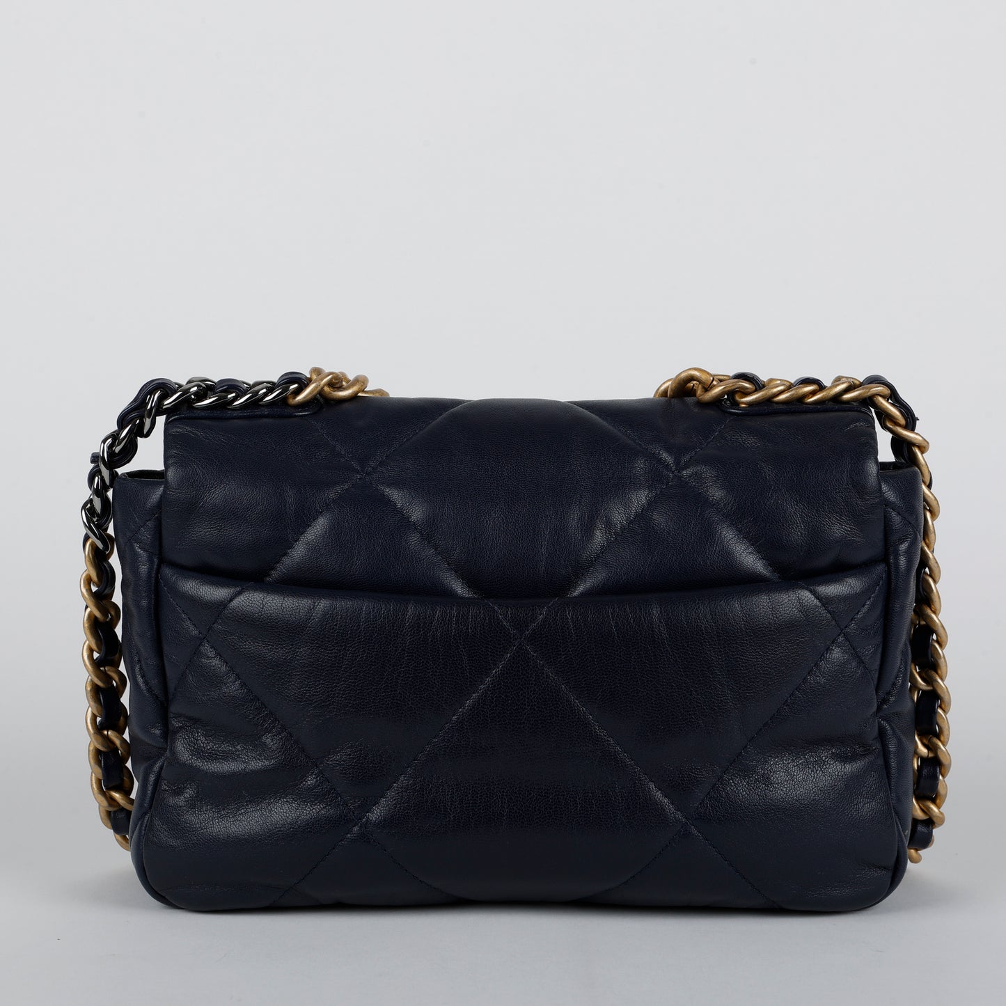 Lambskin Small 19, Navy Blue