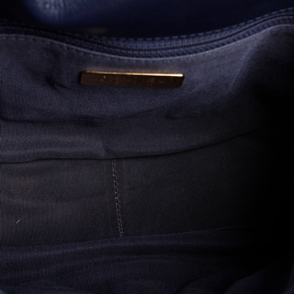 Lambskin Small 19, Navy Blue