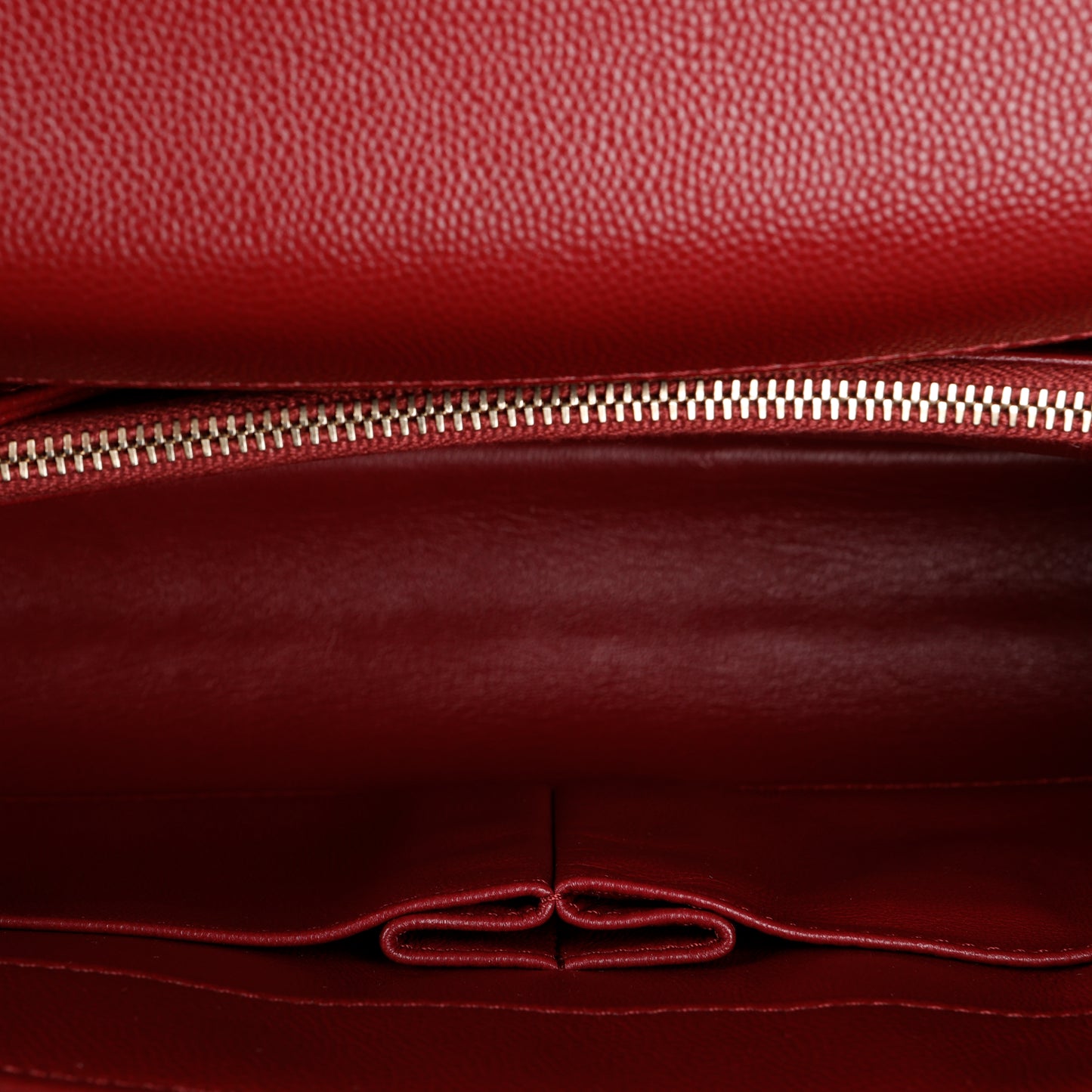 Medium Coco Handle, Burgundy Caviar Lizard Embossed Handle