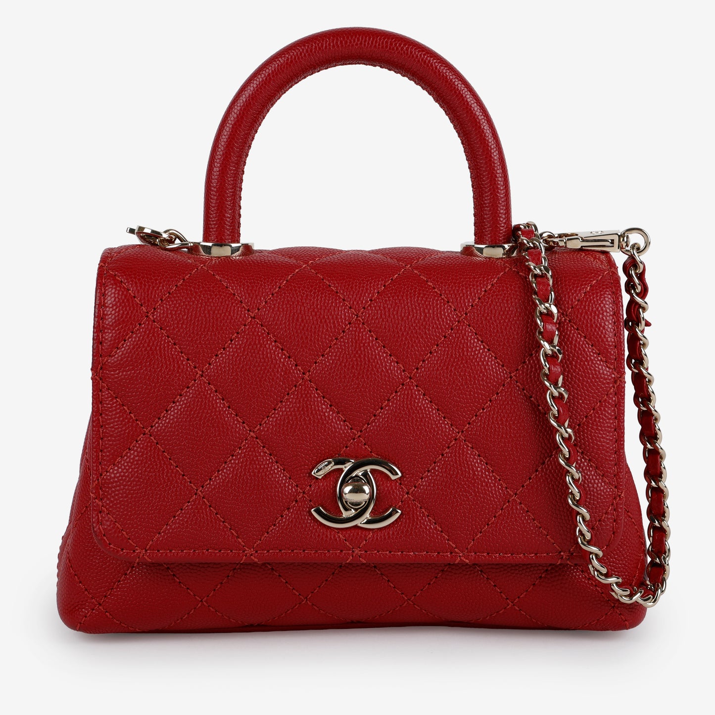 Mini Coco Handle, Red Caviar