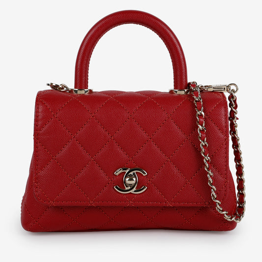 Mini Coco Handle, Red Caviar