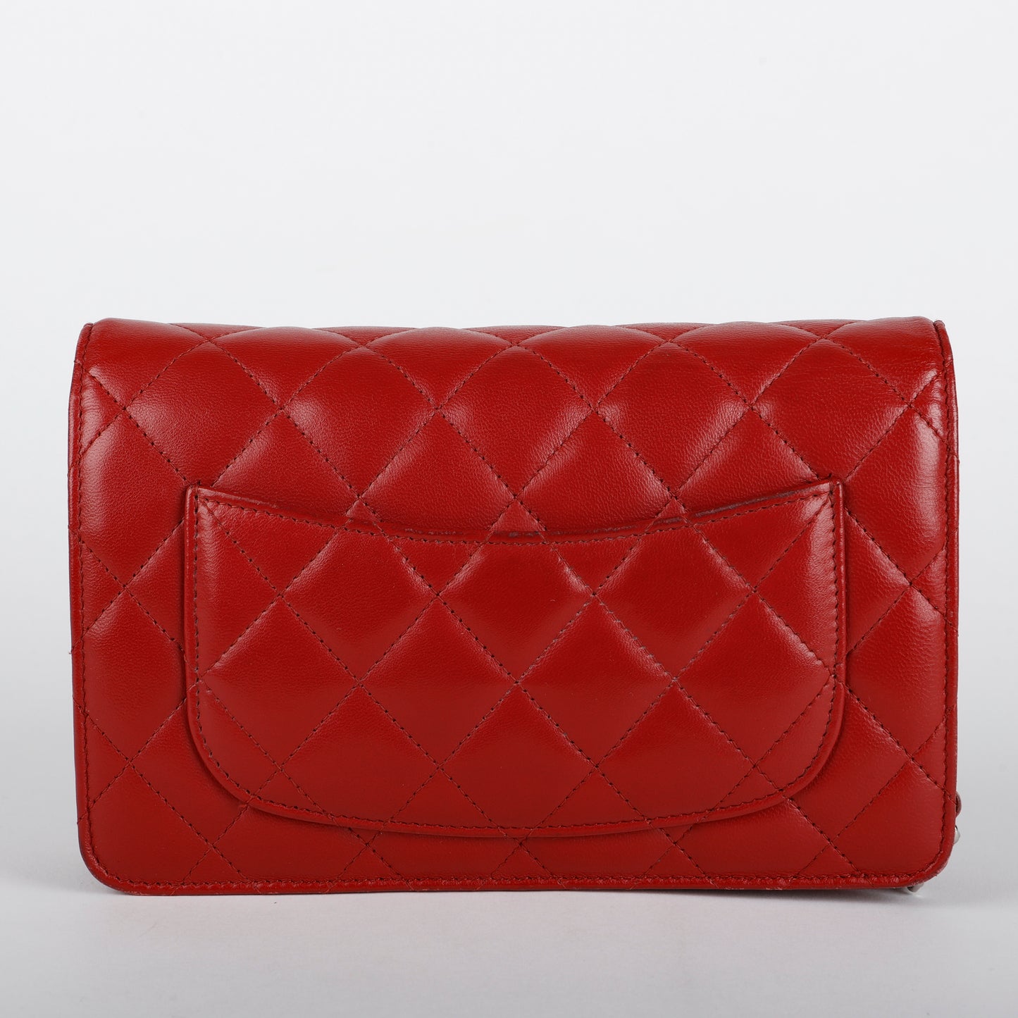 Wallet on Chain, Red Lambskin