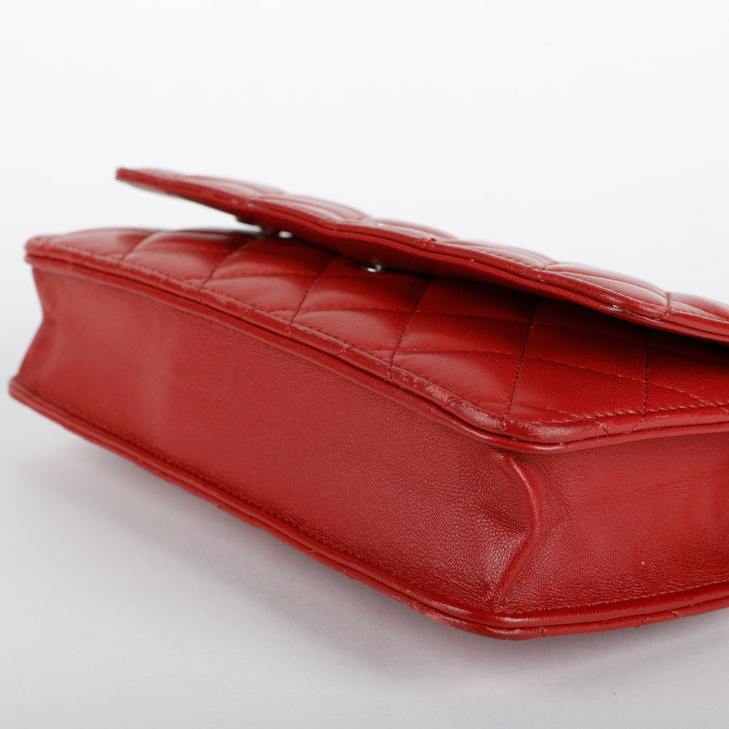 Wallet on Chain, Red Lambskin